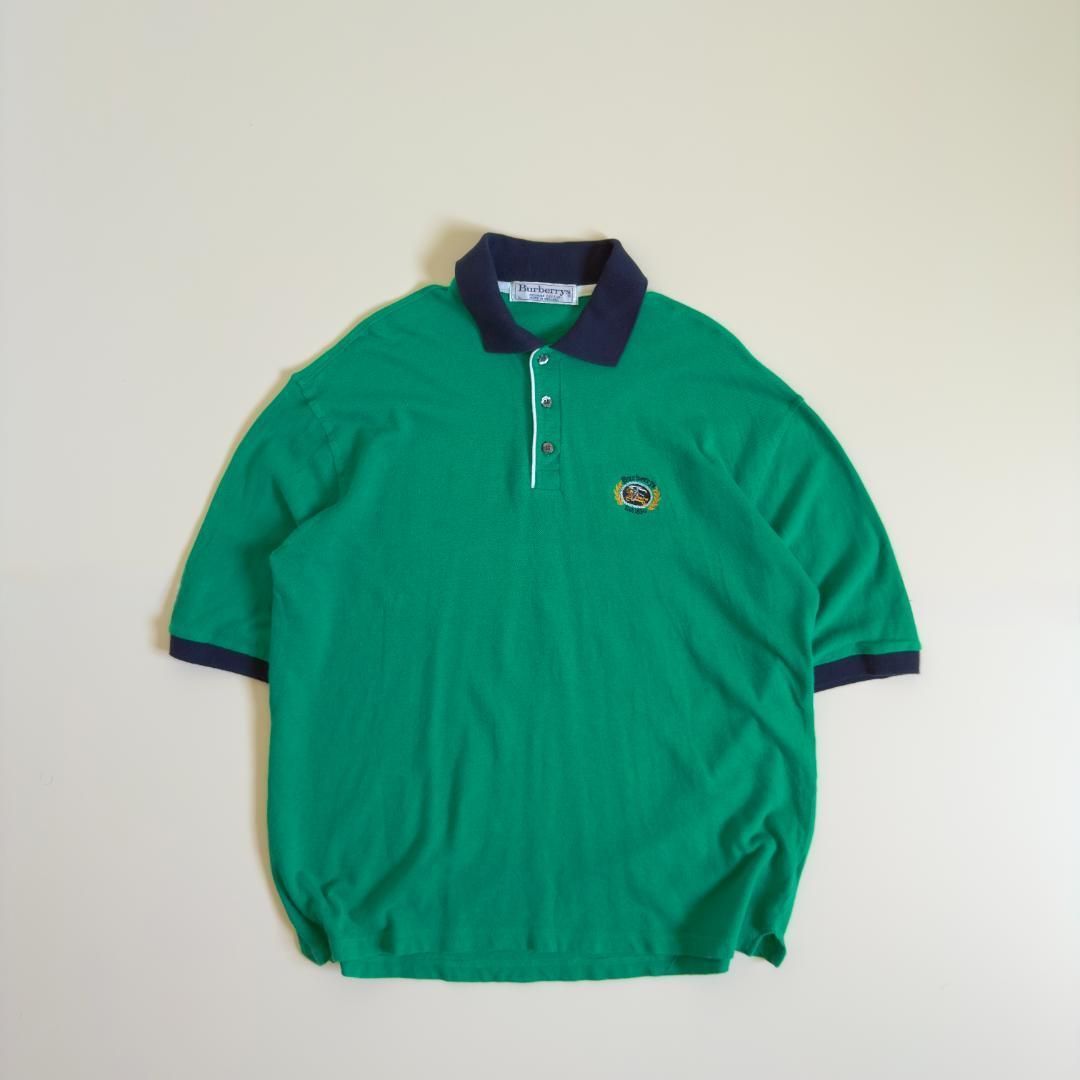 Burberrys 1990 s Embroidery Polo Shirt