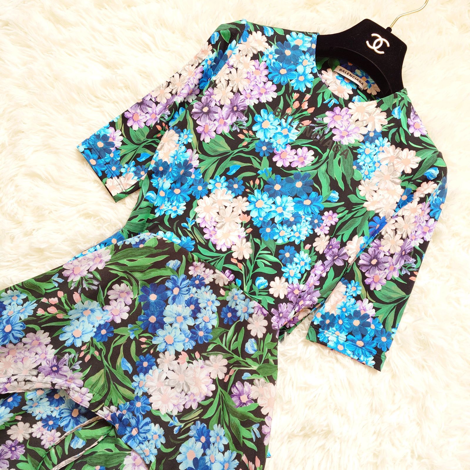 BALENCIAGA バレンシアガ コレクション 定価264000 花柄 フラワー