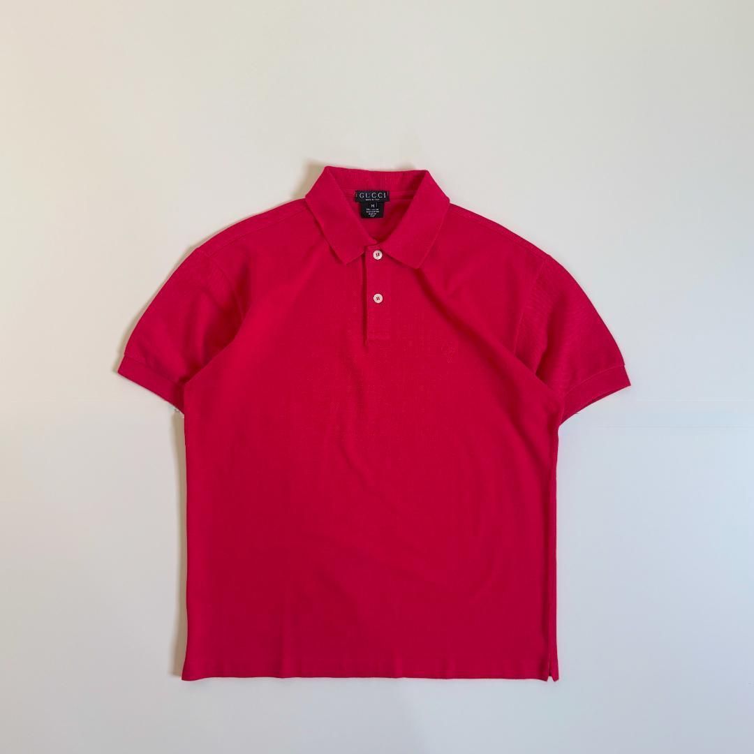 GUCCI 1990 s Logo Embroidery Polo Shirt