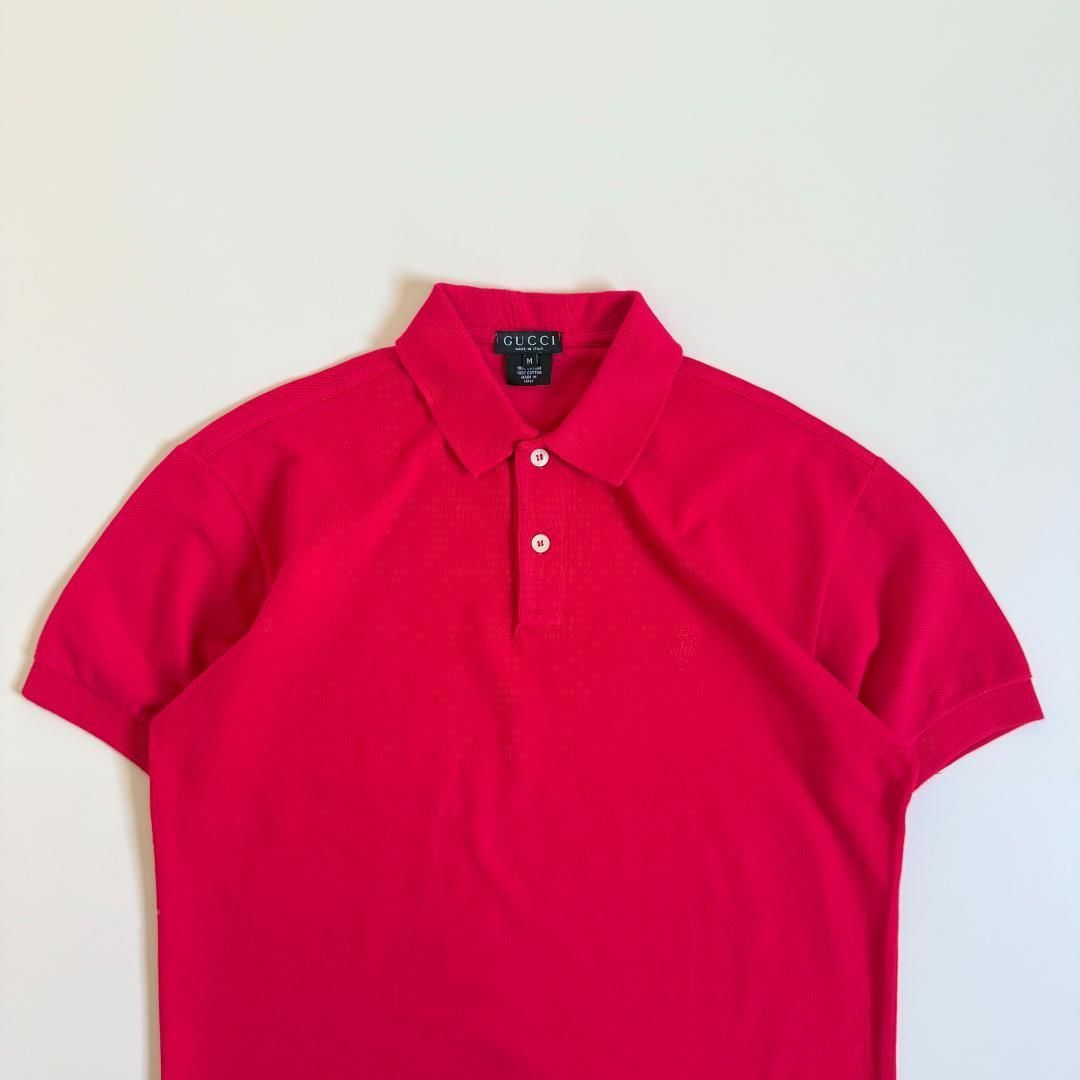 GUCCI 1990 s Logo Embroidery Polo Shirt