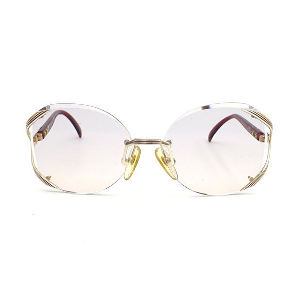  Christian Dior クリスチャンディオール 度入りメガネ プラスチック ワイン ゴールド 2289-48 サングラス メガネ 眼鏡 ブランド メガネ(度あり) メガネ 老眼鏡