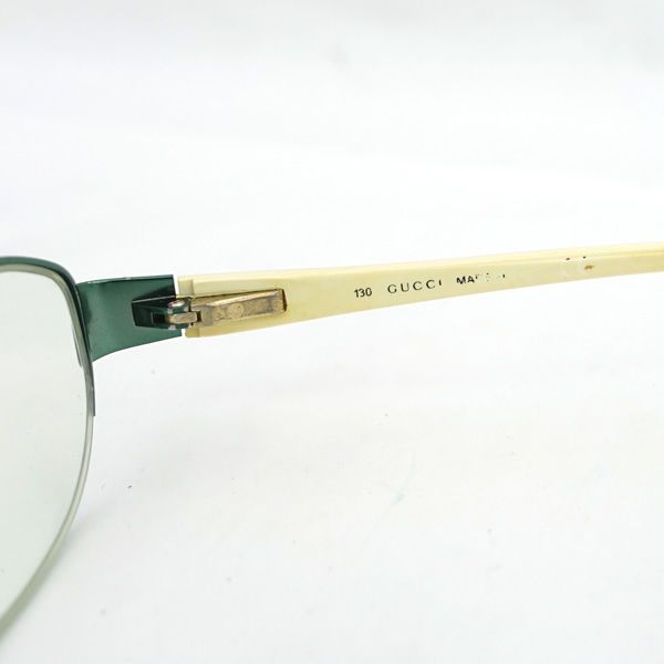  GUCCI | グッチ 度入りメガネ プラスチック アイボリー グリーン GG 2718 サングラス|メガネ|眼鏡 ブランド メガネ(度あり) メガネ 老眼鏡