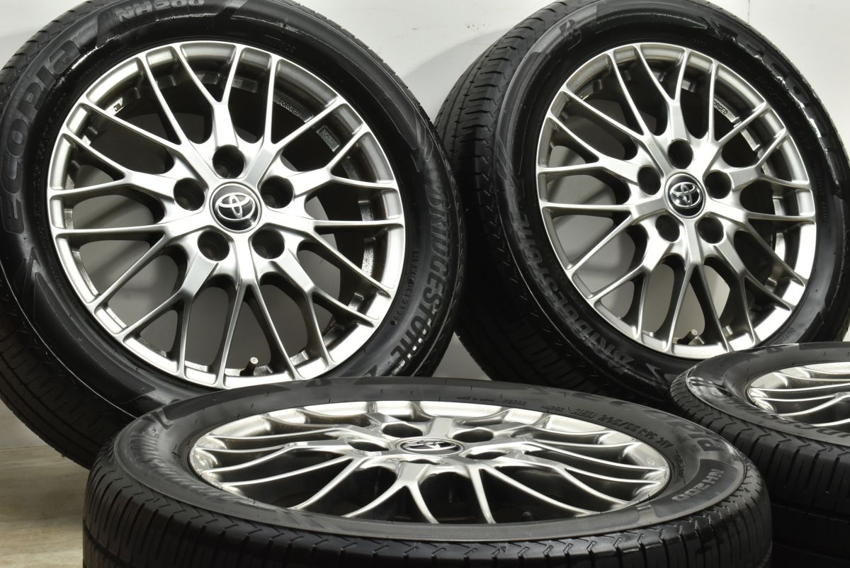 鍛造 BBS製 トヨタ 80系 ヴォクシー 16 in 6 J 50 PCD 114 3 ブリヂストン エコピア NH 200 205 55 R ノア エスクァイア 流用