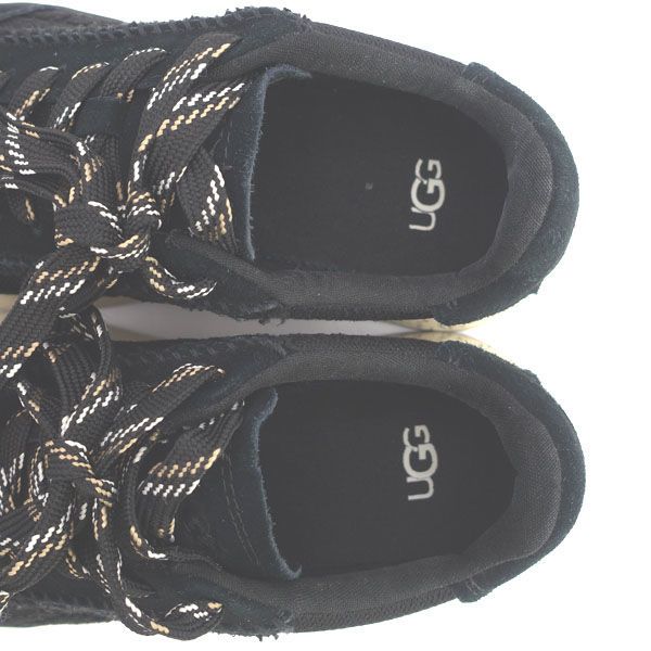 UGG / アグ ◇スニーカー/Marin Lace Logo/マリンレースロゴ/ブラック