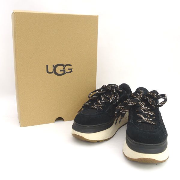UGG / アグ ◇スニーカー/Marin Lace Logo/マリンレースロゴ/ブラック