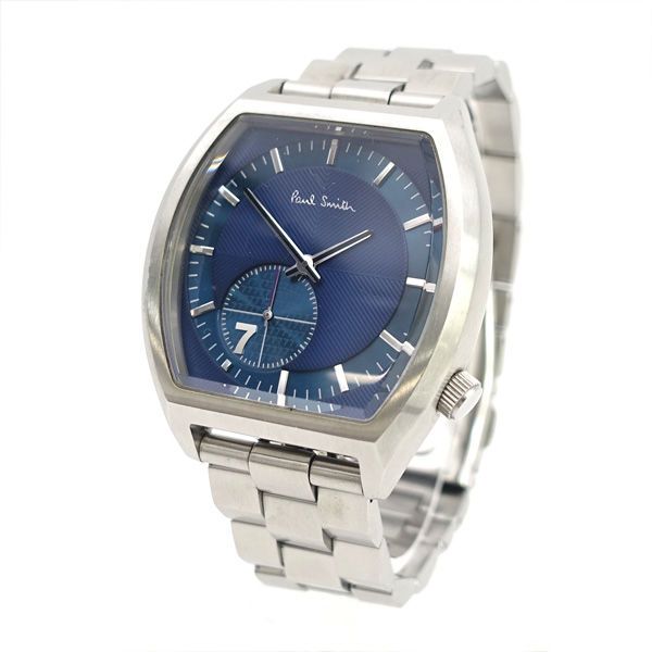 美品✨稼働 Paul Smith No.7 1045-T019421 スモセコ Paul Smith / ポールスミス ◇ナンバー7 スモセコ トノー型 クォーツ