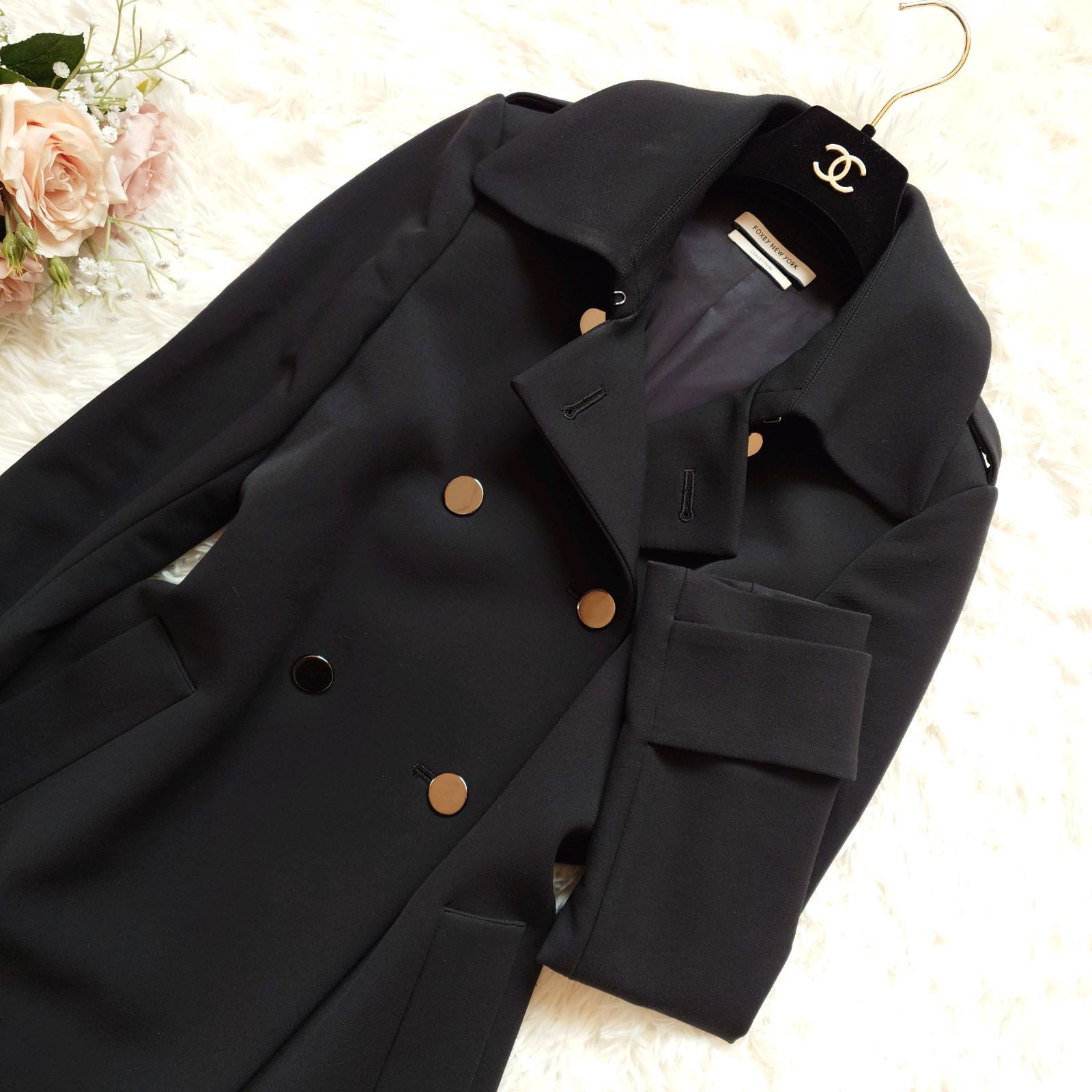 最高級ライン FOXEY フォクシーニューヨーク コレクション ダブル