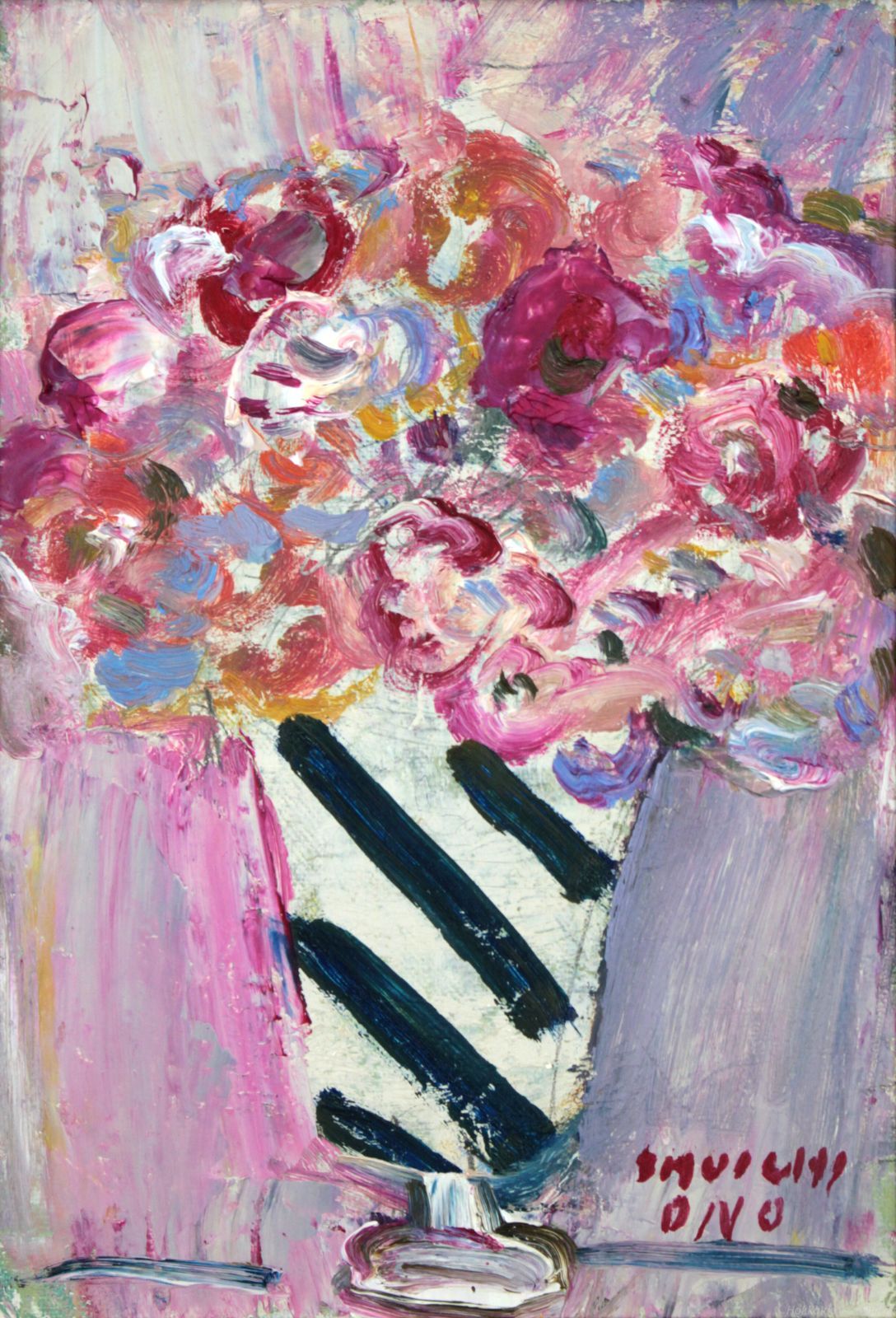 小野州一 「花」 油絵・油彩画 絵画 - メルカリ