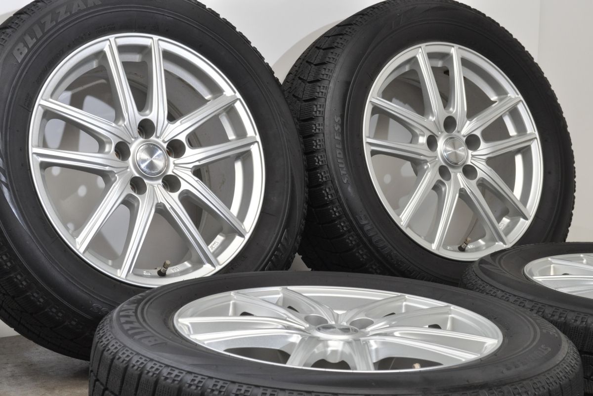 程度良好 エコフォルム 17 in 7 5 J 40 PCD 114 3 ブリザックVRX 225 60 R アルファード ヴェルファイア カローラクロス トヨタ車