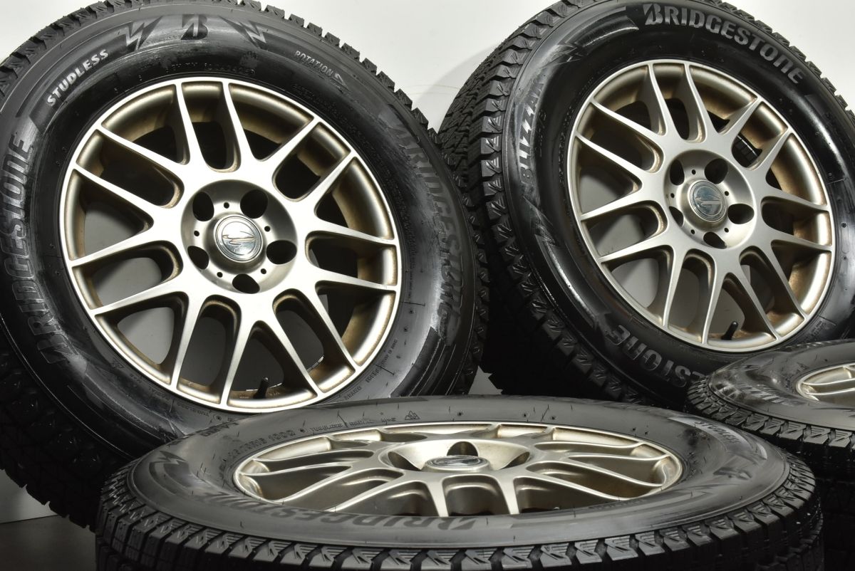 製 バリ溝 ラグタイム 16 in 6 5 J 35 PCD 114 3 ブリヂストン ブリザック DM V 215 70 R ハリアー RAV 4 デリカD