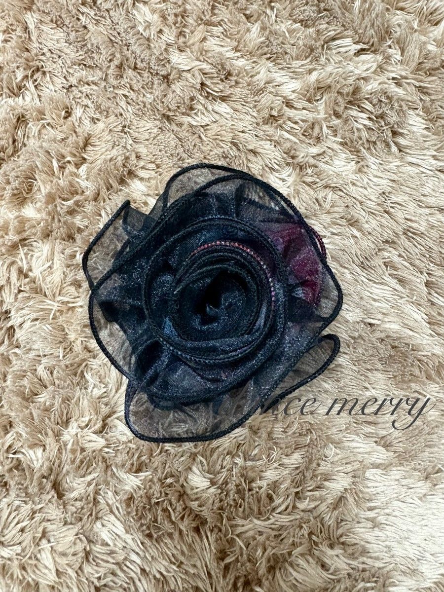 新品　豪華　社交ダンス　黒　ピンク　紫　スカート　花柄　パーティ　4272 新品 豪華 社交ダンス 黒 ピンク 紫 スカート 花柄 パーティ 4272