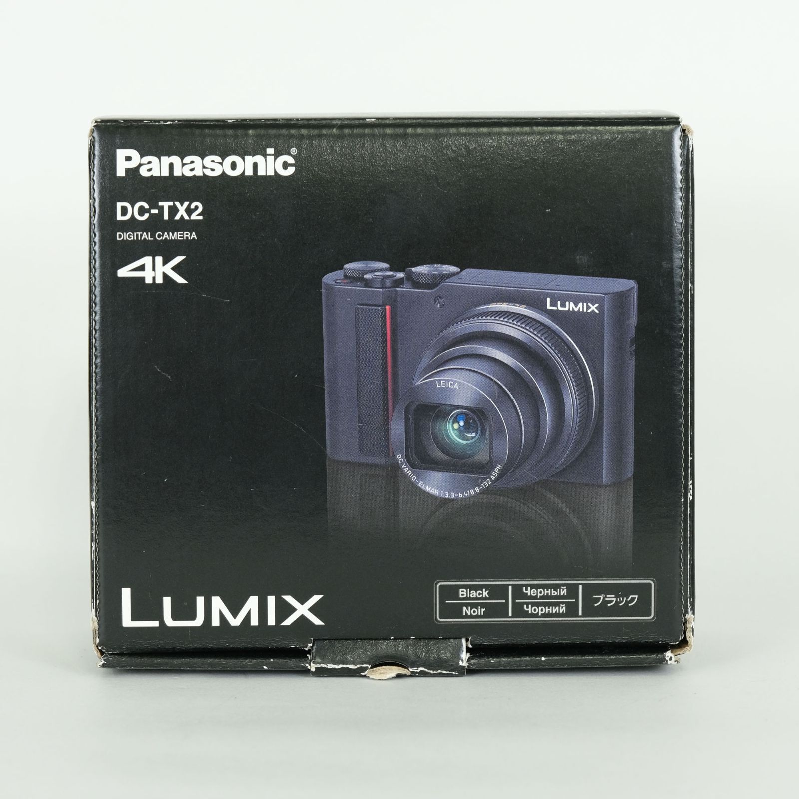 良品] Panasonic LUMIX DC-TX2 ブラック | コンパクトデジタルカメラ
