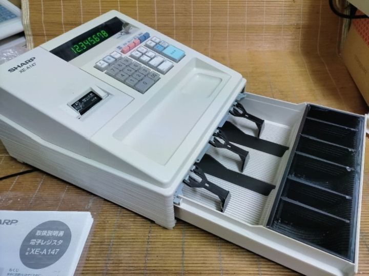 シャープレジスター XE-A147 PC連携売上管理フル設定無料 922000