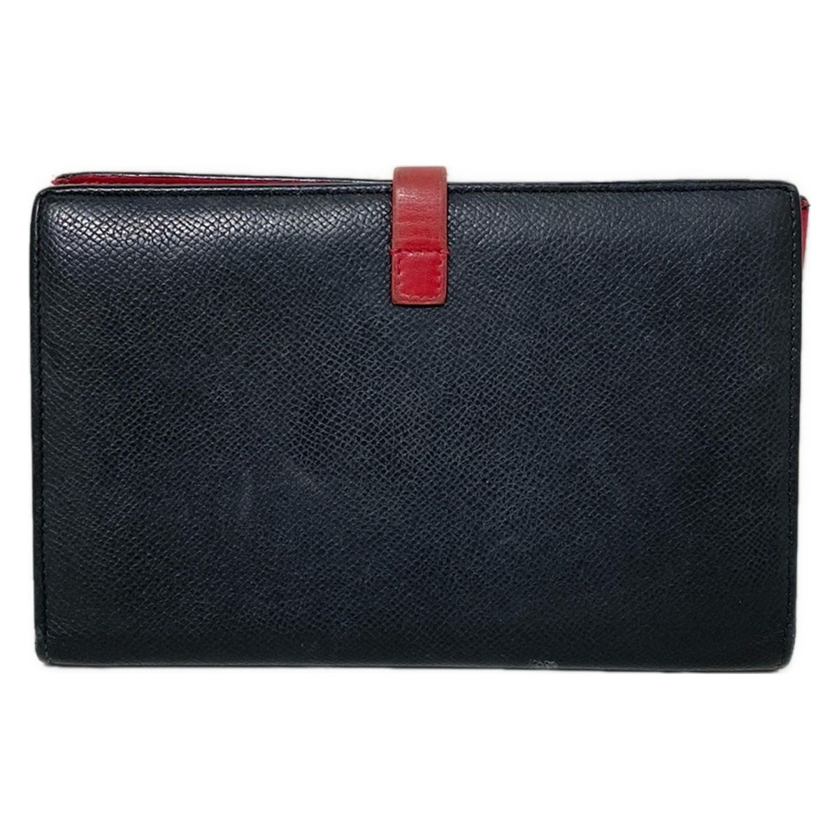 CELINE セリーヌ ストラップロングウォレット 長財布 レザー CELINE セリーヌ ストラップロングウォレット 長財布 レザー