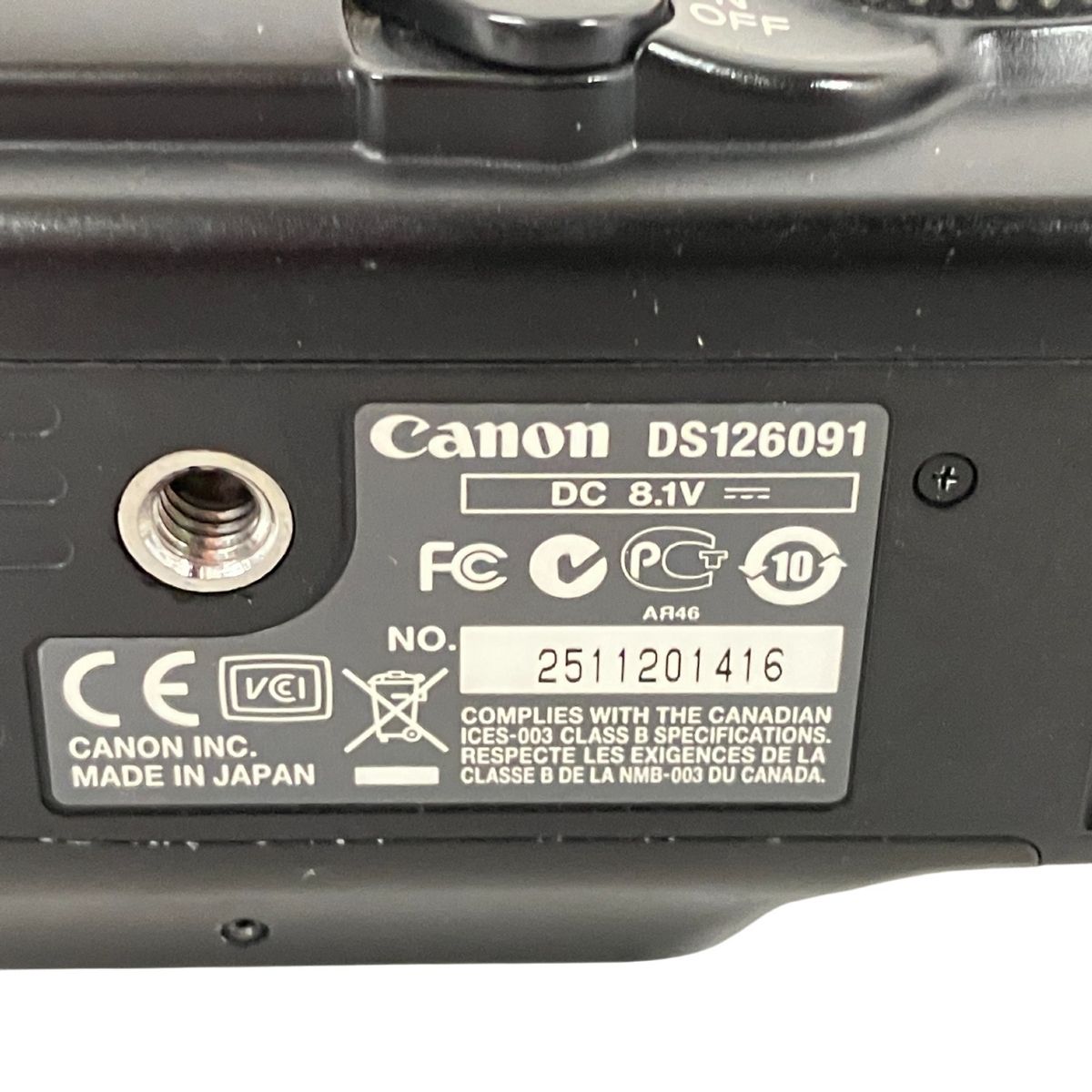 Canon EOS 5D DS126091 デジタル一眼レフカメラ ボディ バッテリーなし