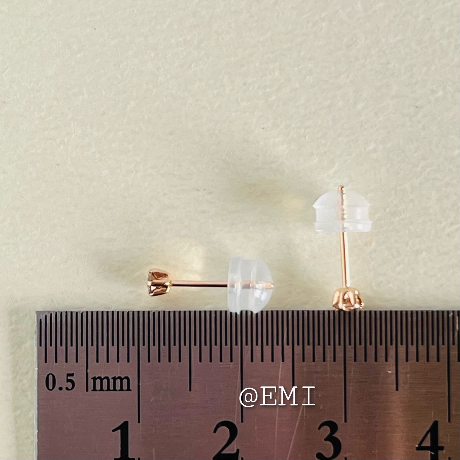 K18PG 希少☆天然ピンクダイヤモンド 0.14ct ピアス 18金ピンク