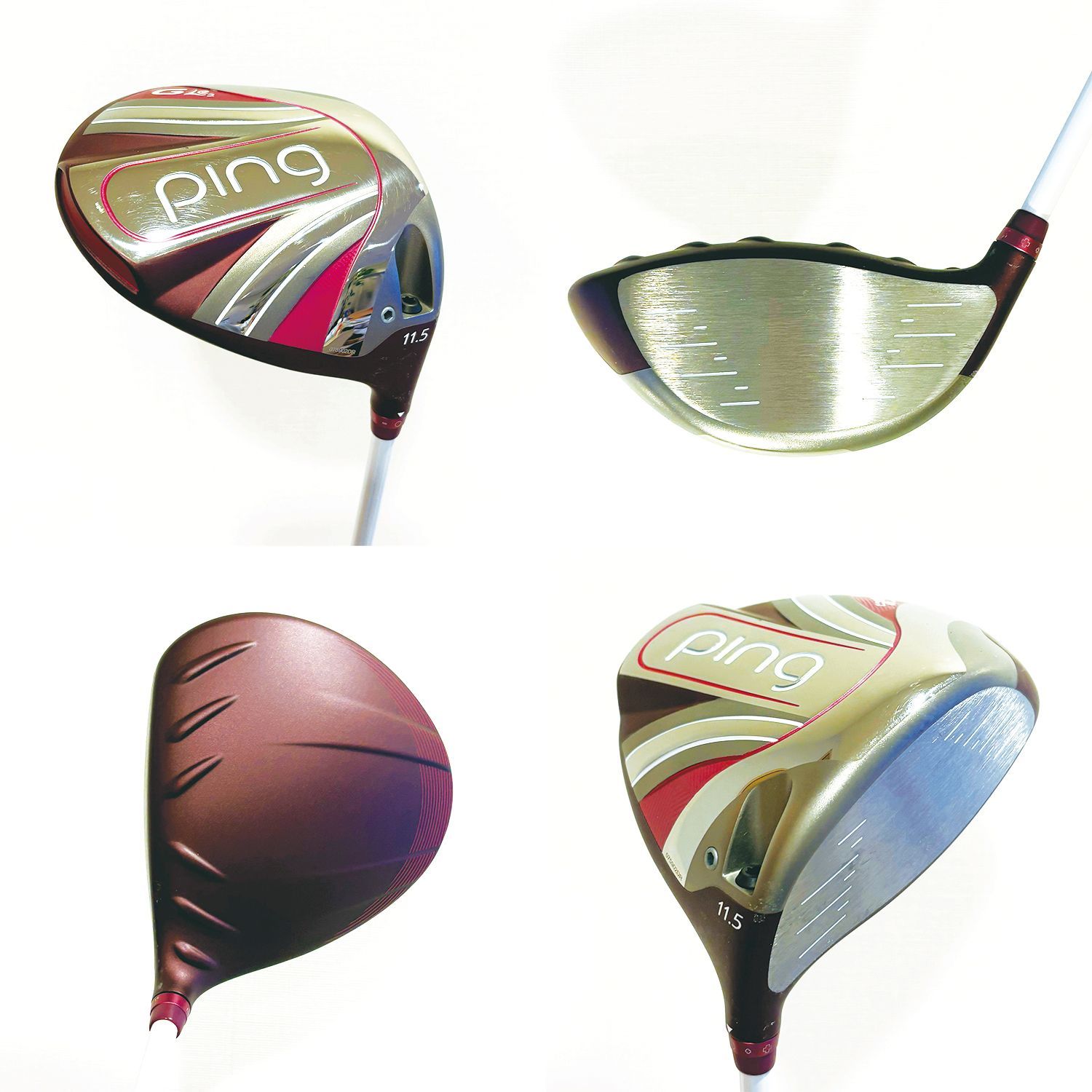 数回使用のみ！良品＞ピン PING GLe2 ゴルフクラブセット （9本