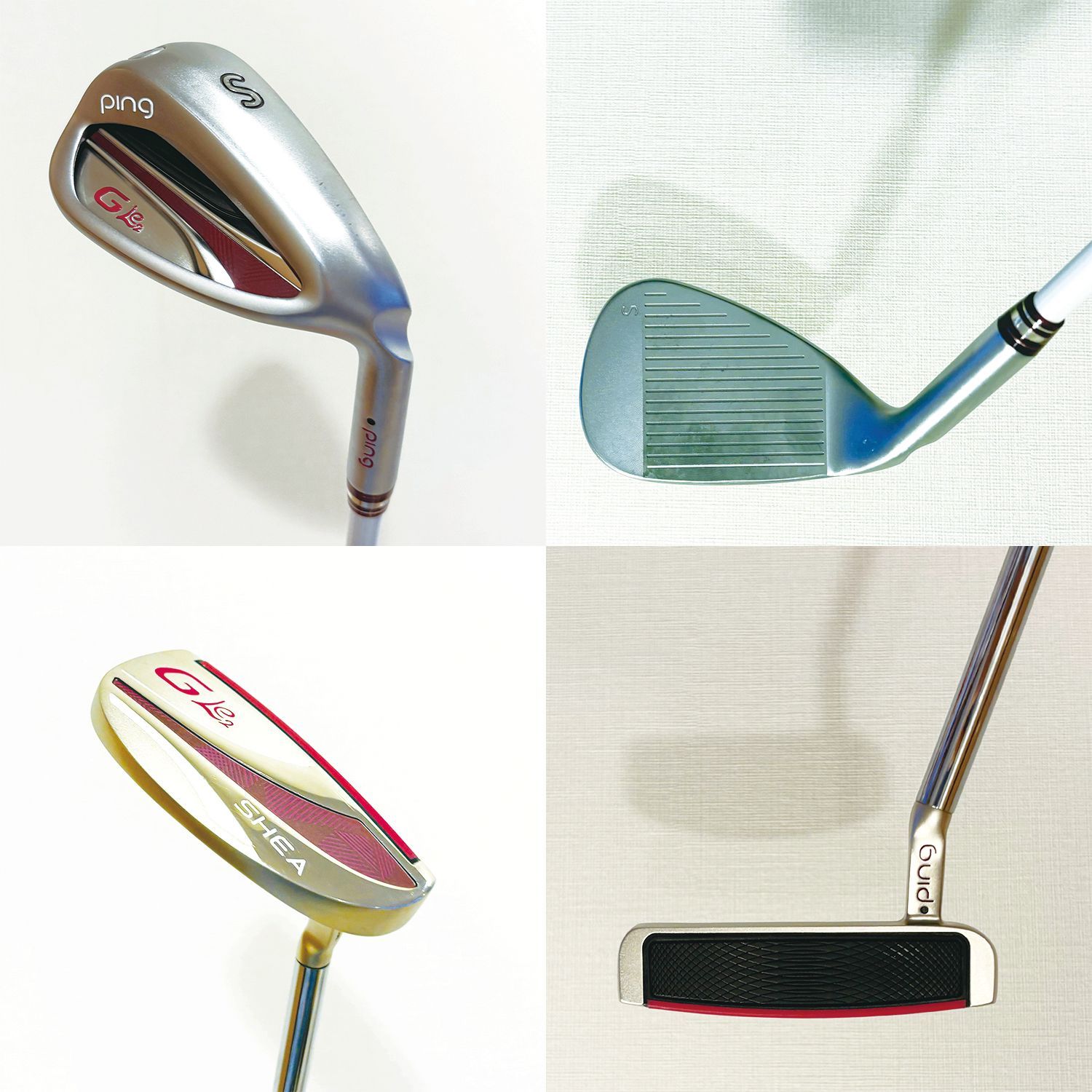 数回使用のみ！良品＞ピン PING GLe2 ゴルフクラブセット （9本