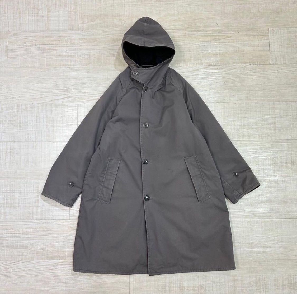 COMOLI / コモリ15AW 15F-04003 フーデッドコート 15aw 2015 COMOLI コモリ HOODED COAT フーデッド コート 15F-04003