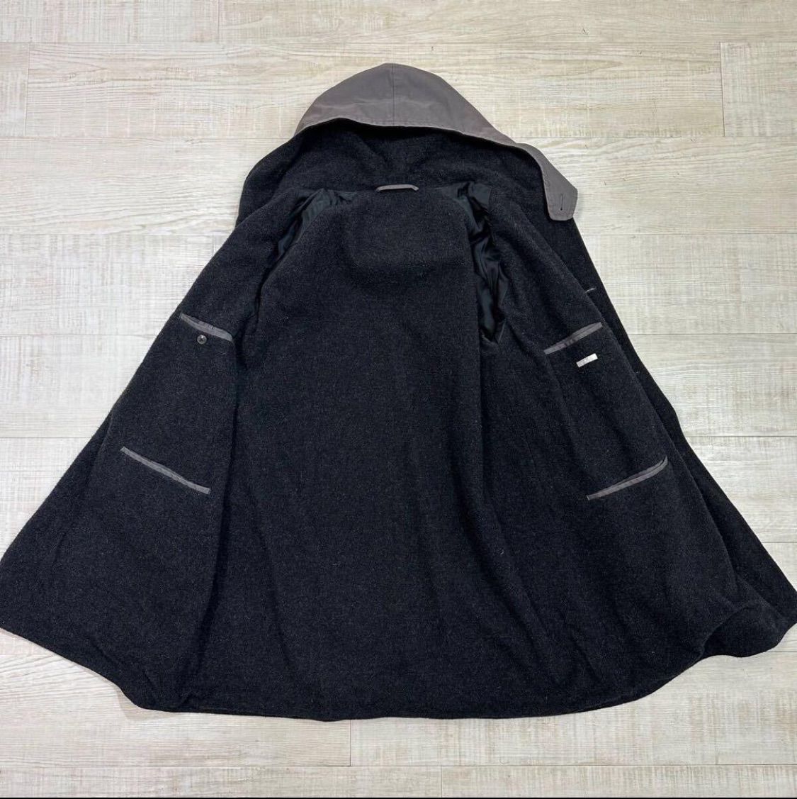 15aw 2015 COMOLI コモリ HOODED COAT フーデッド コート 15F-04003