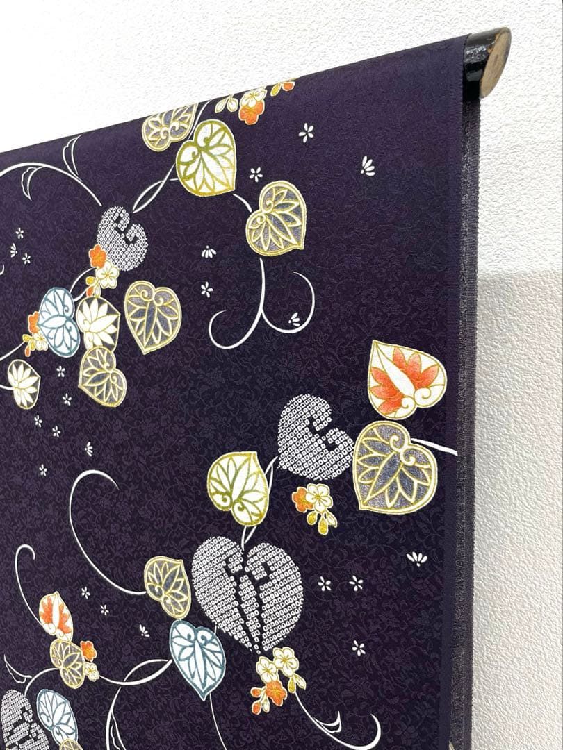 小紋 紋意匠 葵 丹後ちりめん 反物 正絹 O126 - メルカリ