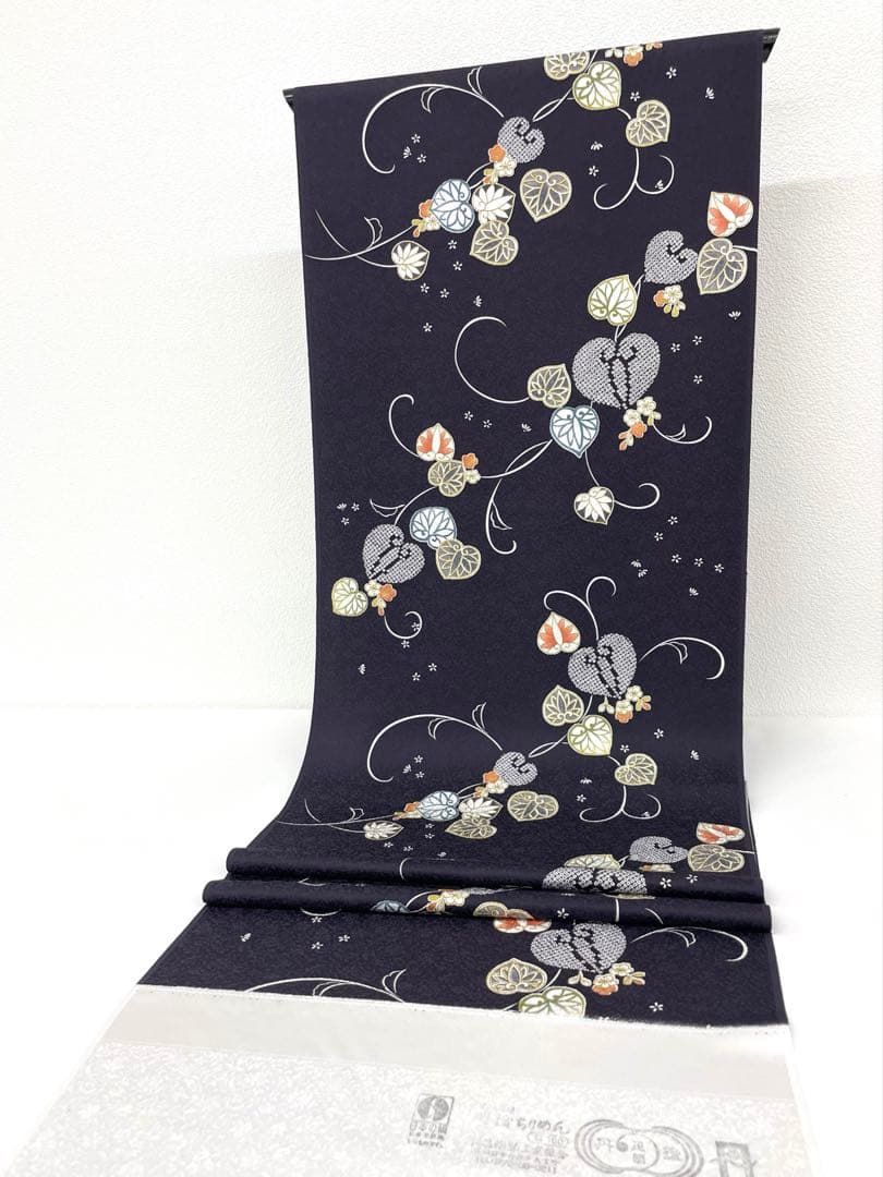 小紋 紋意匠 葵 丹後ちりめん 反物 正絹 O126 - メルカリ