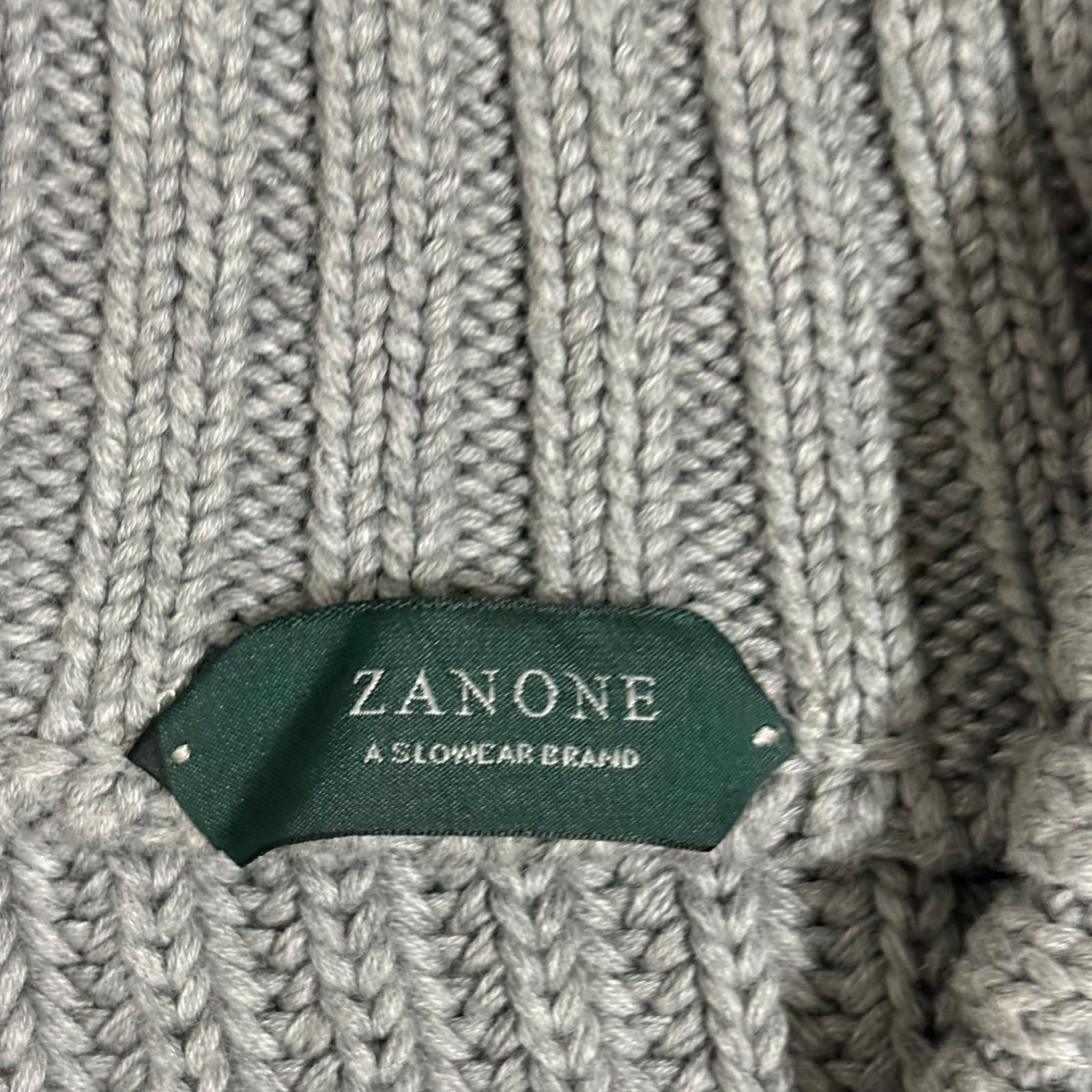 美品 ZANONE CHIOTO ザノーネ キョート スタンドカラー ニット 