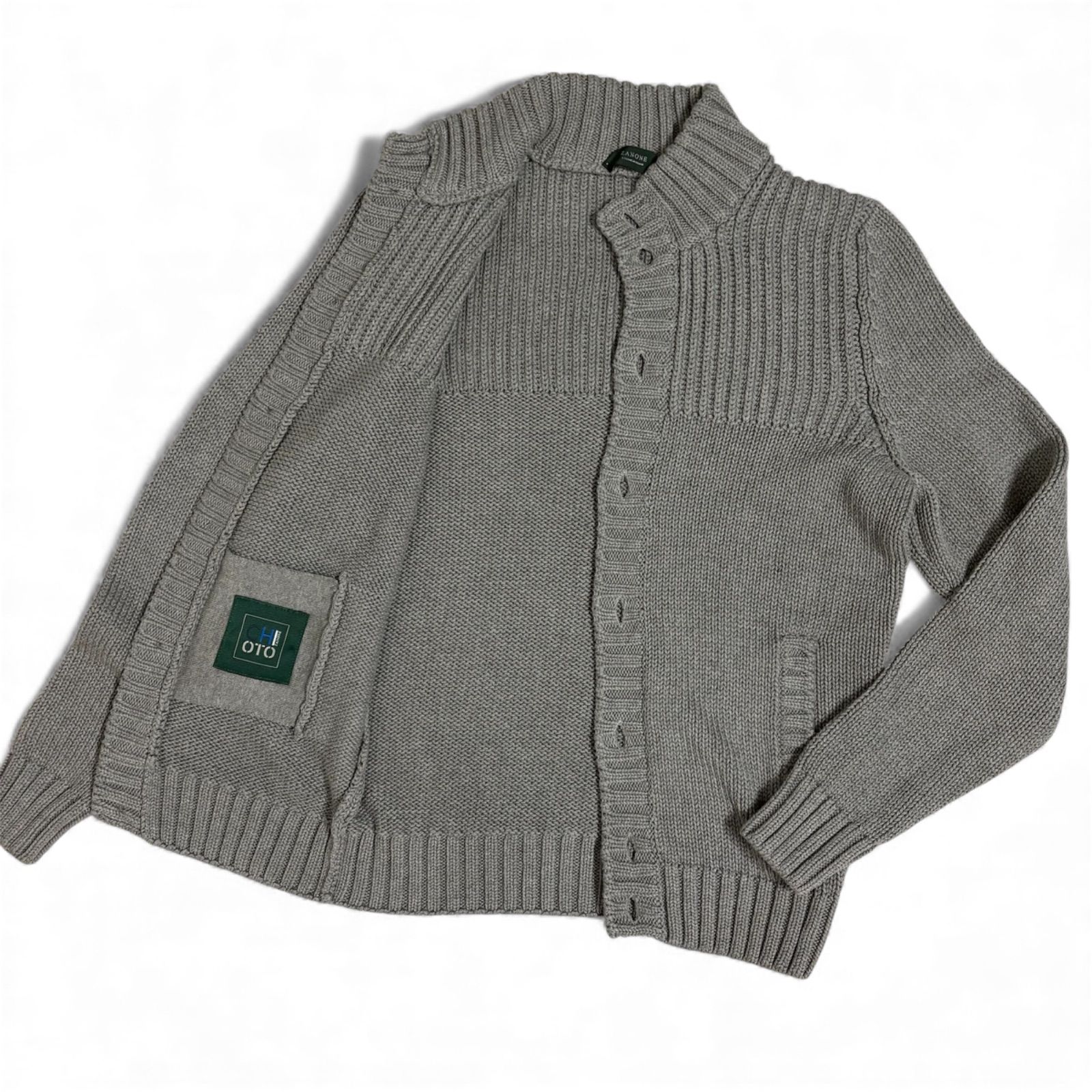 美品 ZANONE CHIOTO ザノーネ キョート スタンドカラー ニット 