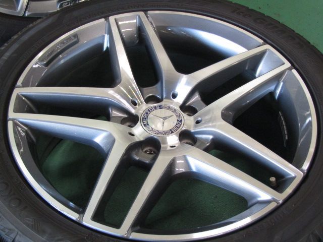  冬物発送 品 メルセデスベンツ W 222 Sクラス前期 AMG 5スポーク 19インチ タイヤ ホイールセット