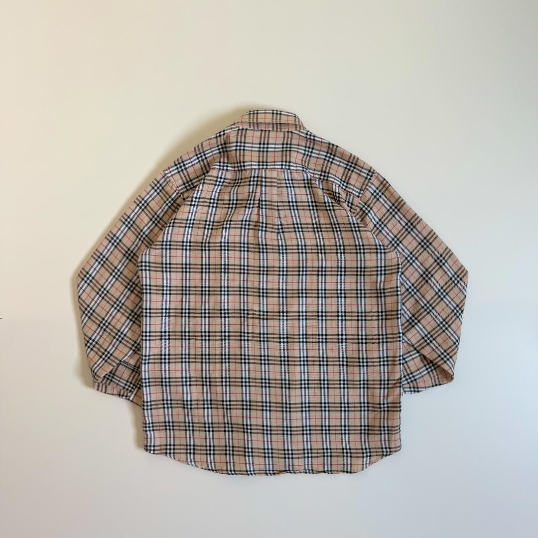Burberrys】1990s Nova Checked L/S Shirt 高品質