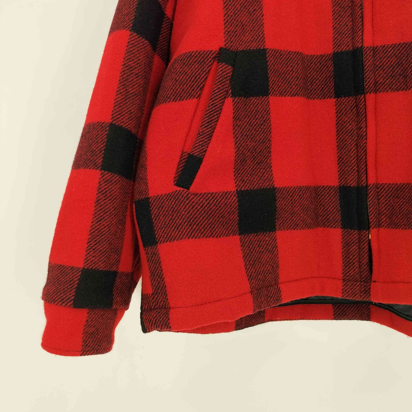 ウールリッチ WOOLRICH 80-90s USA製 裏地キルティング 襟コーデュロイ 