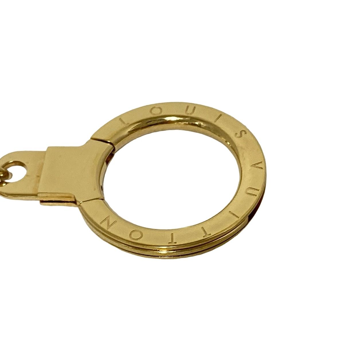 ルイヴィトン キーチャーム ゴールド ブラウン M65387 LOUIS VUITTON(ルイヴィトン) キーホルダー(チャーム) ポルトクレ