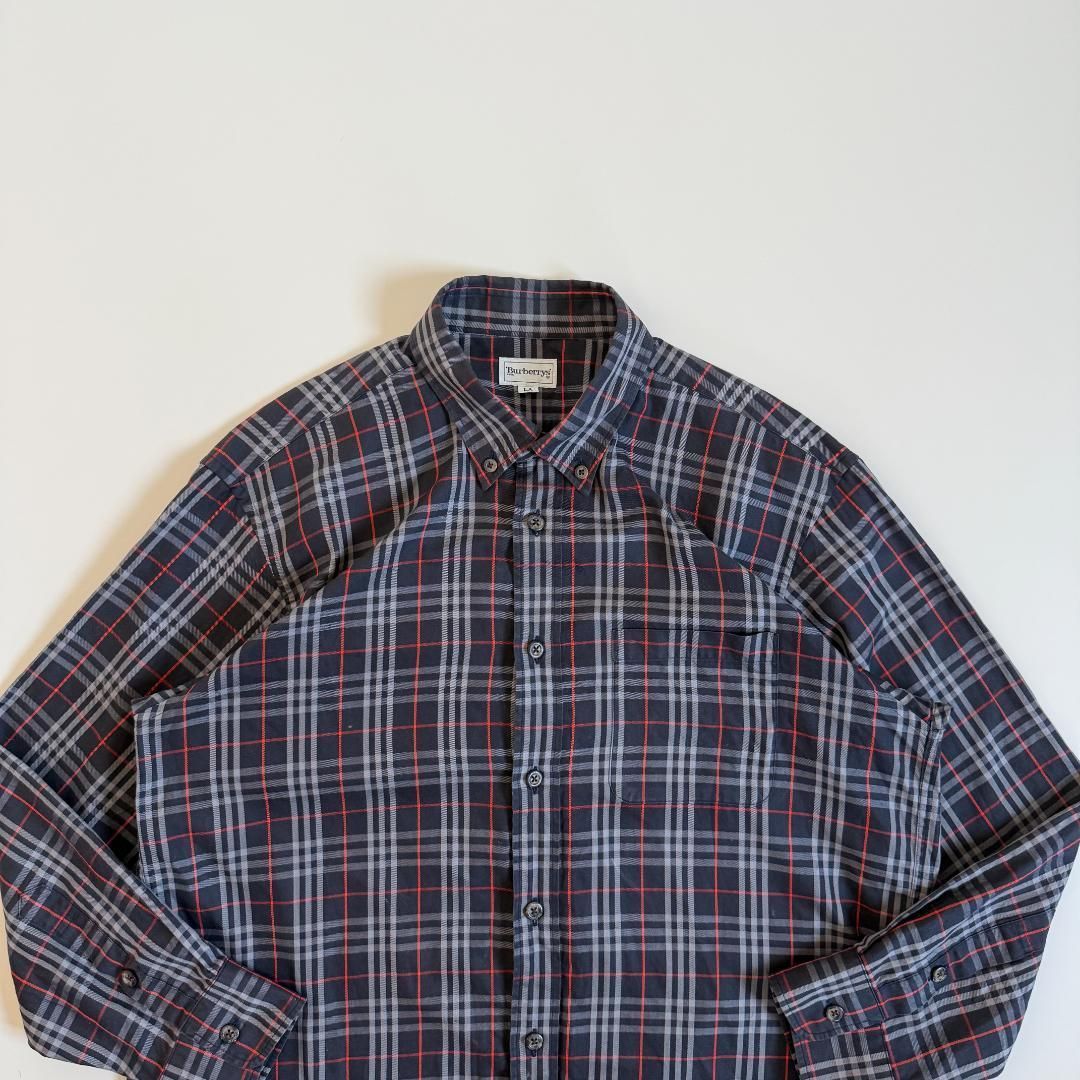 Burberrys 1990 s Nova Checked L Shirt