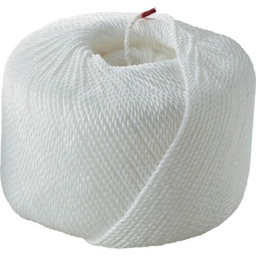 緑十字 ケーブル用呼び線 通線紐 白 ロープ４Ｎ ４ｍｍΦ ４００ｍ ポリプロピレン