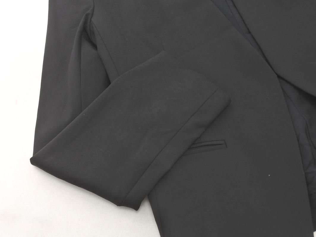 theory セオリー ノーカラー ジャケット size2/黒 ◇□ レディース