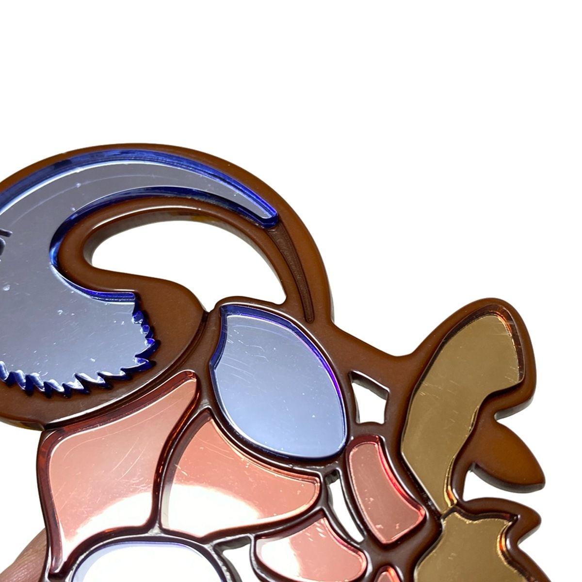  FENDI フェンディ キーホルダー チャーム ブラウン ブルー マルチ リス 80周年記念 品 キーホルダー キーリング 小物