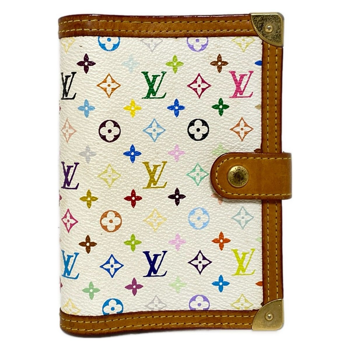 LOUIS VUITTON ルイヴィトン 手帳 モノグラムマルチカラー アジェンダPM R 20896 ブロン