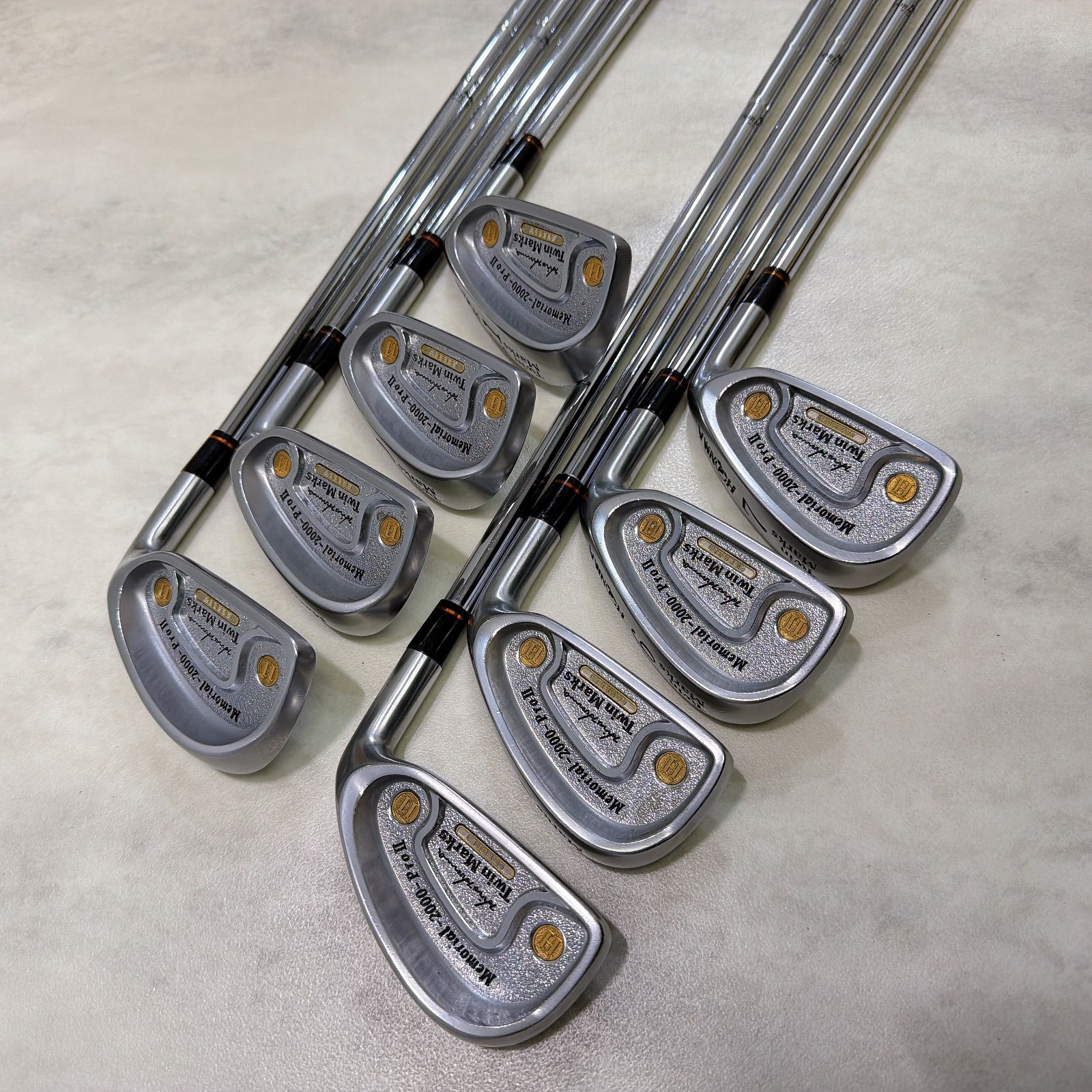HONMA Twin Marks memorial-2000 PRO 2 STEEL ツインマークス アイアン8本セット スチールシャフト S 右 メンズ