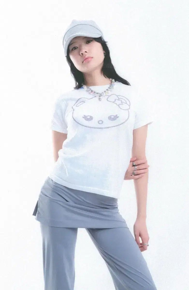 シャロームクラブ アイスクリームパンツ GRAY 着痩せ効果 チノパン 