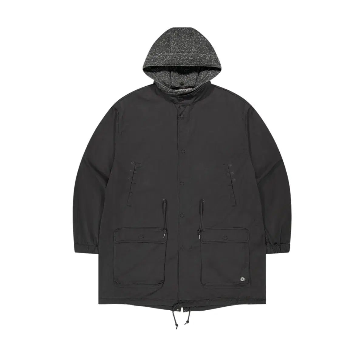 イッセイ ミヤケ ウォッシュド ミリタリー ジャケット チャコール