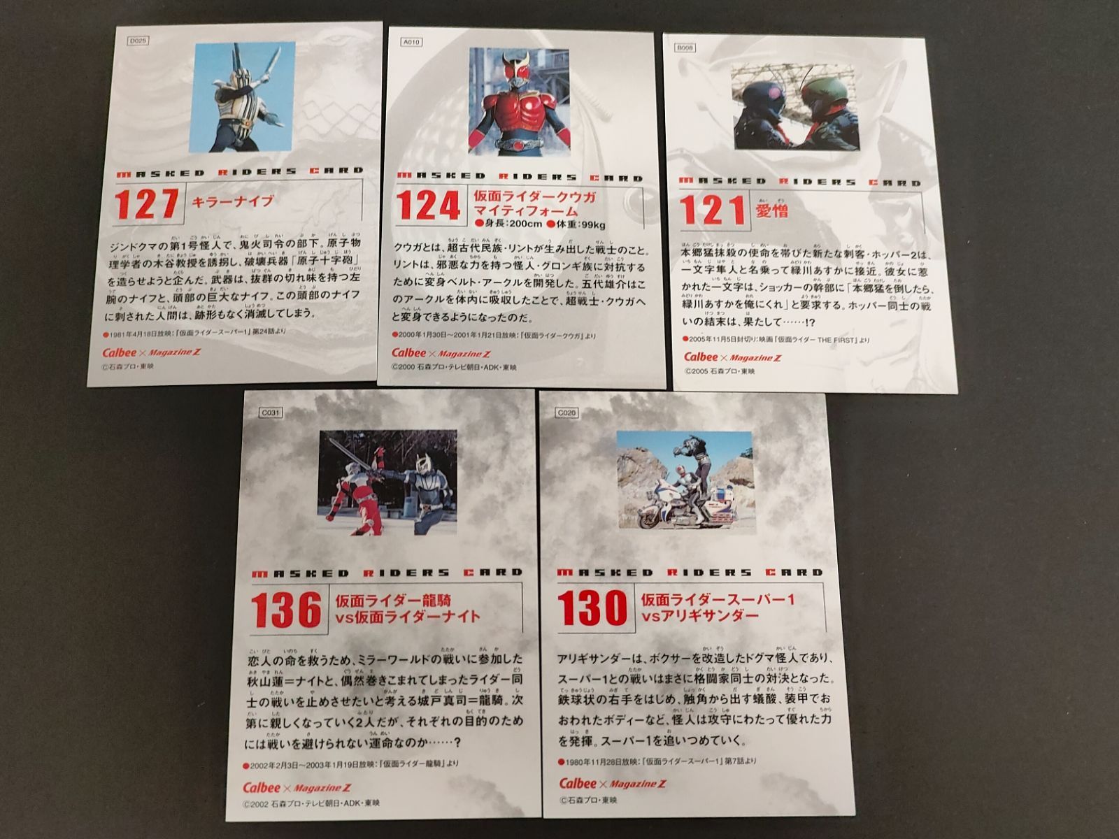 aca460 仮面ライダーチップスR カルビー × Magazine Z マガジンZ