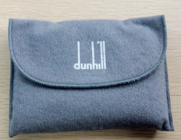 未使用品dunhill ダンヒル 名刺入れ ブラック レザー ロゴ入り