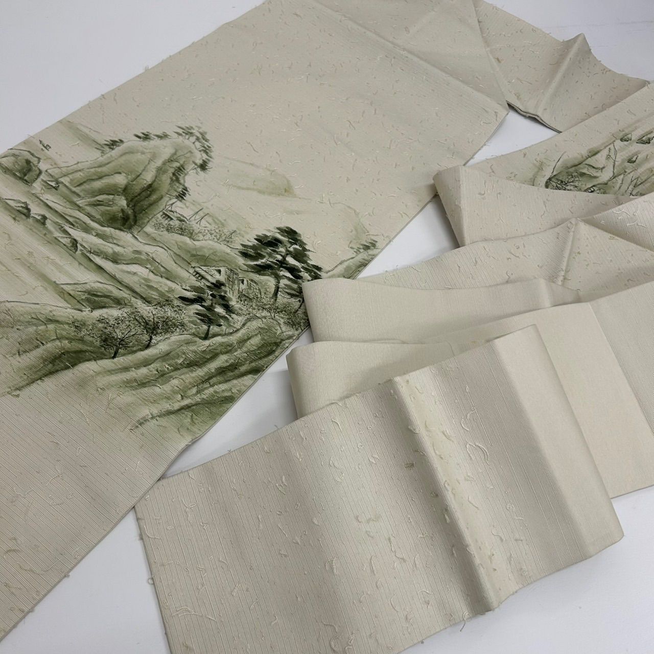 作家物 名古屋帯 髭紬 上品な染め 九寸 正絹 MA-1651 - メルカリ