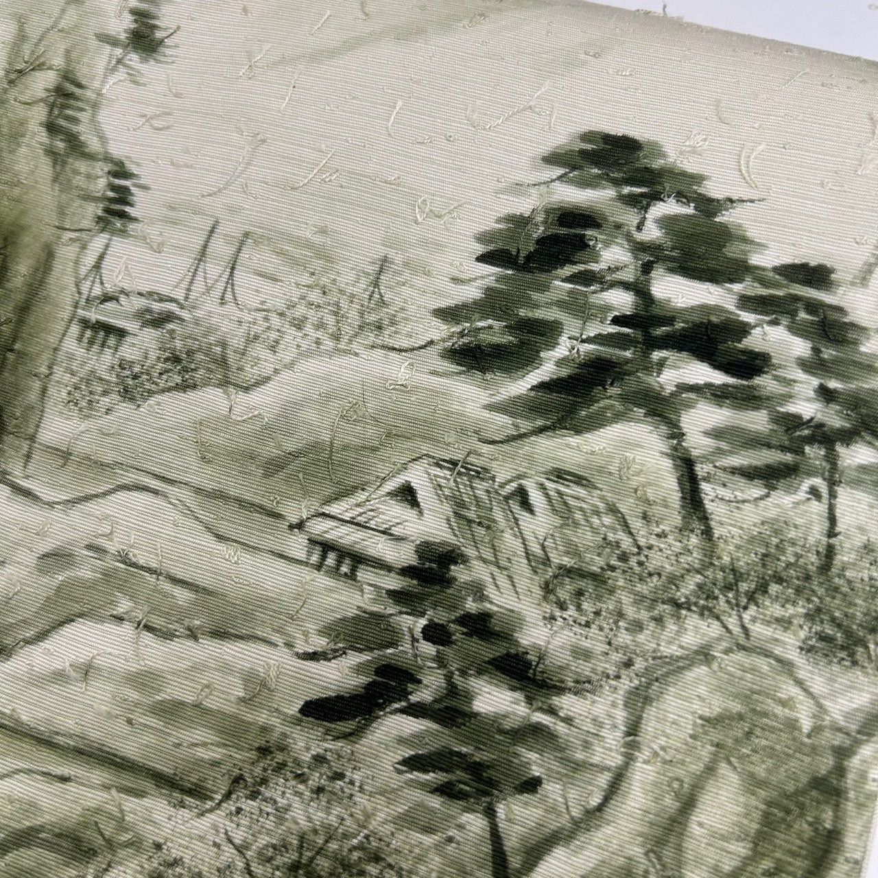 作家物 名古屋帯 髭紬 上品な染め 九寸 正絹 MA-1651 - メルカリ