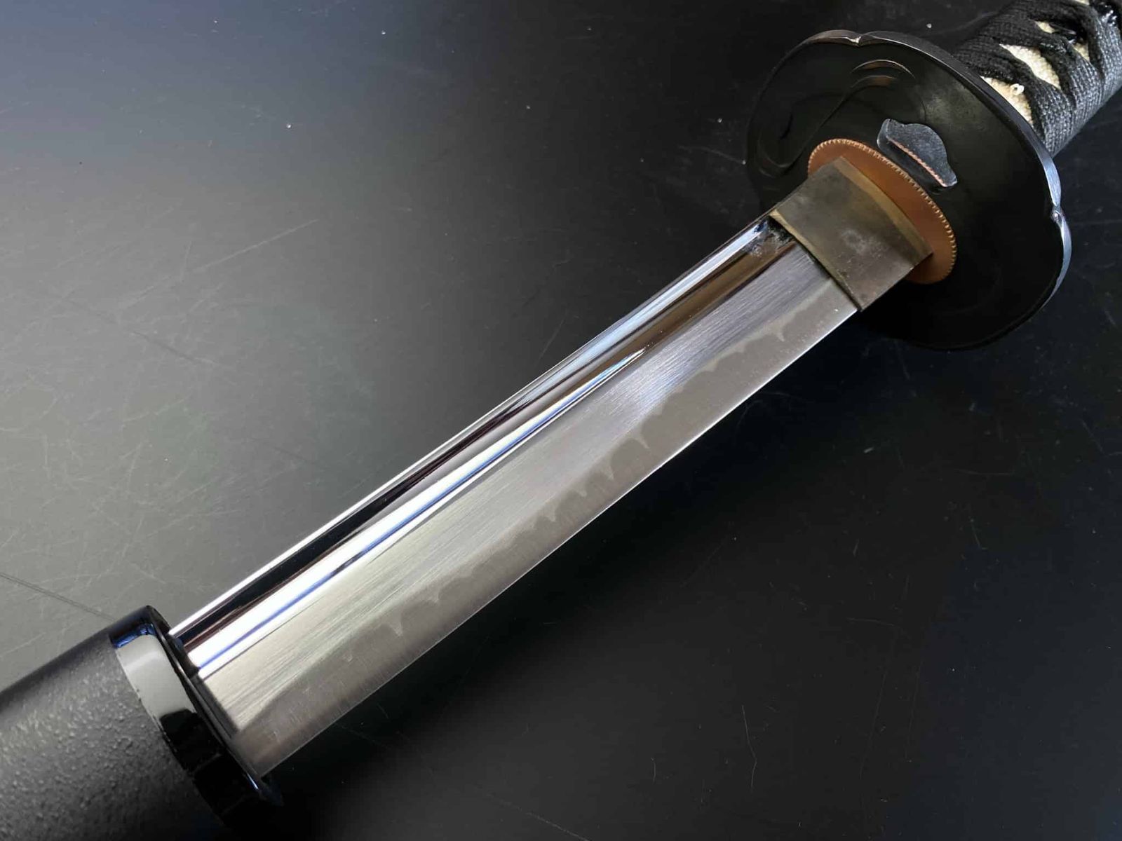  V ROAD 模造刀 黒石目 古立二刀流 本鮫 二重刀袋付き 美術刀剣 刀 武具