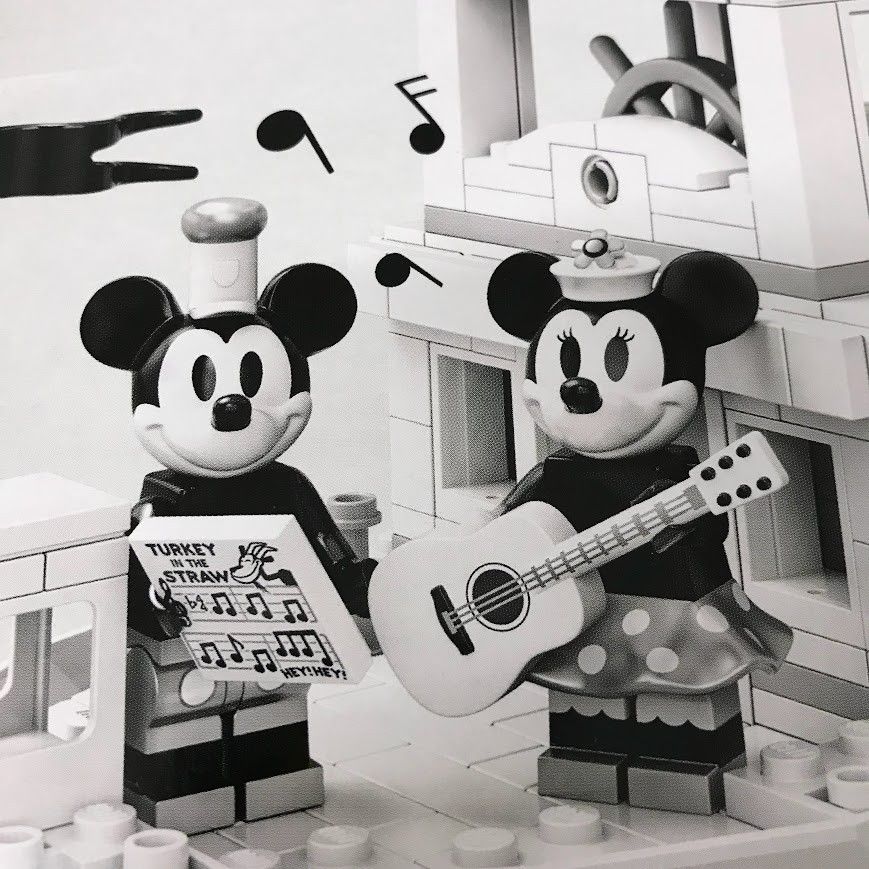  LEGO レゴ IDEAS アイデア 21317 蒸気船ウィリー DB-139-B ディズニー ミニフィグ ミッキーマウス ミニー 372 知育玩具 ベビー キッズおもちゃ