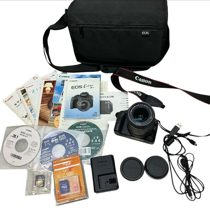 Canon EOS kiss X7 デジタル一眼レフカメラ セット【73c4152c】 - メルカリ