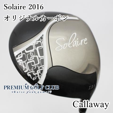 B ランク レディースドライバー キャロウェイ ソレイユ Solaire 2016 オリジナルカーボン L 13 5度 5358