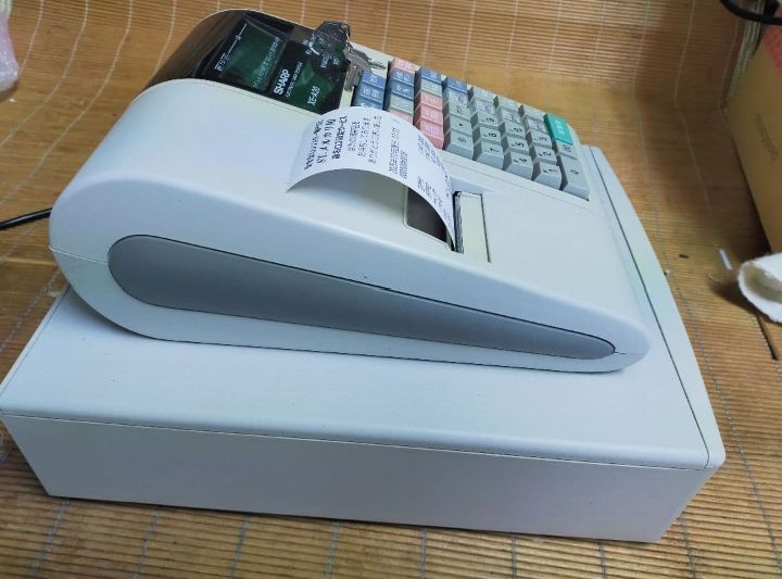 シャープレジスター XE-A20 店名設定無料ロゴ可能機種 003109 - メルカリ
