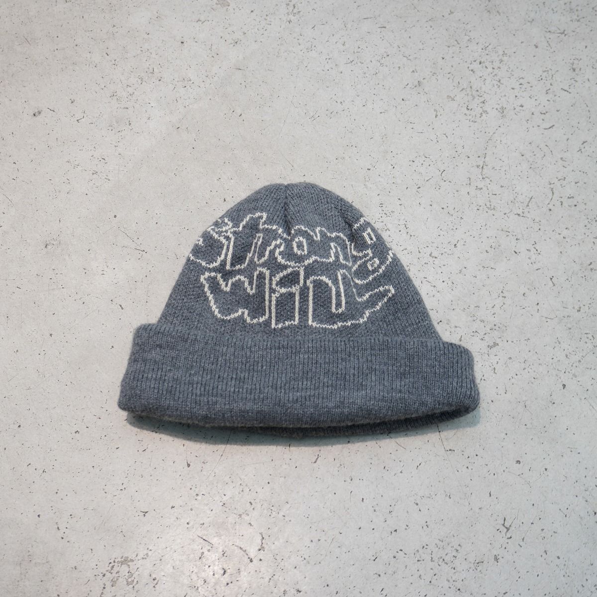 正規 24 AW COMME des GARCONS SHIRT コムデギャルソン シャツ ニット帽 FN K 602 ビーニー ニット キャップ 帽子 灰 1120 P